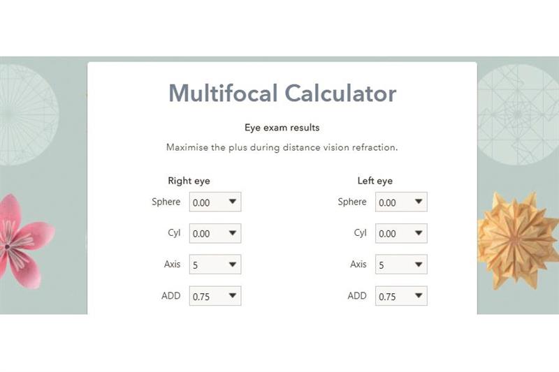 Multifocal calculator launched Optician